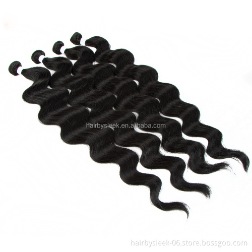 REBECCA 18~36 inches 100g Body Wave Ombre Brown 613 Blonde Synthetic Hair Extensions Ponytail Hair Bundles Synthetic Hair Weave